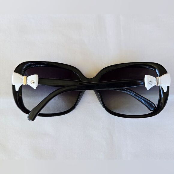 AUTHENTIC Chanel sunglasses white Bows Gradient - Picture 4 of 9